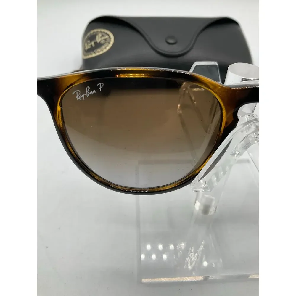 Pre-Owned Ray Ban Polarized RB 4171 Erika Sunglasses-Brown